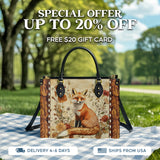Shineful Whispers of the Fox Leather Bag