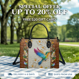 Shineful Hummingbird Luminous Haven Leather Bag
