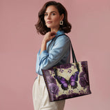 Shineful Antique Elegance Leather Tote Bag