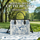 Shineful Whispers Of The Garden Leather Bag