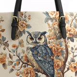Shineful Imperial Owl Leather Tote Bag