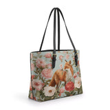 Shineful The Gentle Watcher Leather Tote Bag