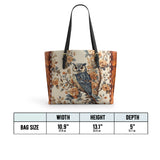 Shineful Imperial Owl Leather Tote Bag