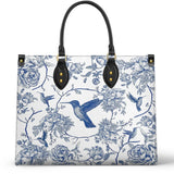 Shineful Whispers Of The Garden Leather Bag