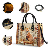 Shineful Whispers of the Fox Leather Bag