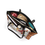 Shineful Leather Tote Bag Hummingbird Velvet Flight