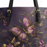 Shineful Enchanted Flutter Leather Tote Bag
