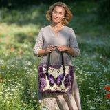 Shineful Antique Elegance Leather Tote Bag