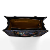 Shineful Hummingbird Nocturne Bloom Leather Bag