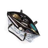 Shineful Whispers Of The Garden Leather Tote Bag