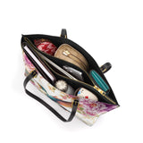 Shineful Hummingbird's Garden Leather Tote Bag