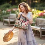 Shineful Fuchsia Waltz Leather Bag