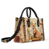 Shineful Whispers of the Fox Leather Bag