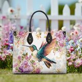 Shineful Hummingbird's Garden Leather Bag