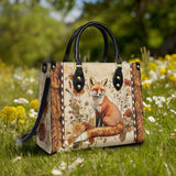 Shineful Whispers of the Fox Leather Bag