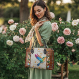 Shineful Hummingbird Luminous Haven Leather Bag