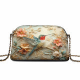 Shineful Hummingbird Whisper Leather Crossbody Bag