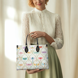 Shineful Dragonfly Garden Leather Bag