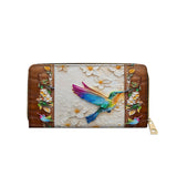 Shineful Leather Wallet Hummingbird Luminous Haven