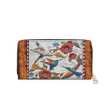 Shineful Leather Wallet Hummingbird Velvet Flight