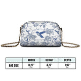 Shineful Whispers Of The Garden Leather Crossbody Bag