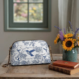 Shineful Whispers Of The Garden Leather Crossbody Bag