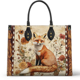 Shineful Whispers of the Fox Leather Bag