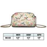 Shineful Hummingbird Symphony Leather Crossbody Bag