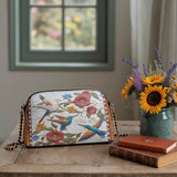 Shineful Leather Crossbody Bag Hummingbird Velvet Flight