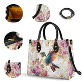 Shineful Hummingbird's Garden Leather Bag