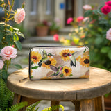 Shineful Radiant Sunflora Leather Wallet
