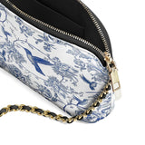 Shineful Whispers Of The Garden Leather Crossbody Bag