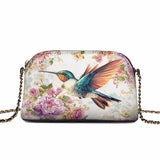 Shineful Hummingbird's Garden Leather Crossbody Bag