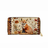 Shineful Whispers of the Fox Leather Wallet