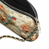 Shineful Hummingbird Whisper Leather Crossbody Bag