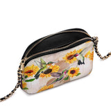 Shineful Radiant Sunflora Leather Crossbody Bag