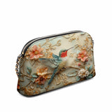 Shineful Hummingbird Whisper Leather Crossbody Bag