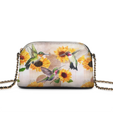 Shineful Radiant Sunflora Leather Crossbody Bag