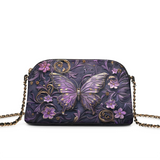 Shineful Midnight Bloom Leather Crossbody Bag