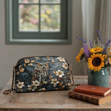 Shineful Nocturne Wisdom Leather Crossbody Bag