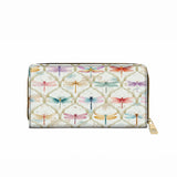 Shineful Dragonfly Garden Leather Wallet