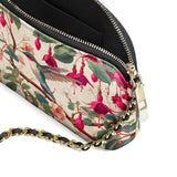 Shineful Fuchsia Waltz Leather Crossbody Bag