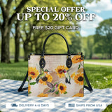 Shineful Radiant Sunflora Leather Bag