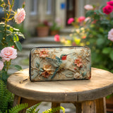 Shineful Hummingbird Whisper Leather Wallet