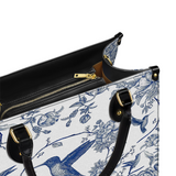 Shineful Whispers Of The Garden Leather Bag