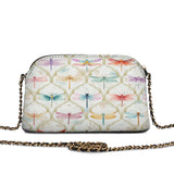 Shineful Dragonfly Garden Leather Crossbody Bag