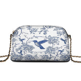 Shineful Whispers Of The Garden Leather Crossbody Bag