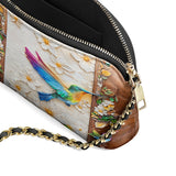Shineful Leather Crossbody Bag Hummingbird Luminous Haven
