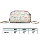 Shineful Dragonfly Garden Leather Crossbody Bag