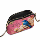 Shineful Bluebird Elegance Leather Crossbody Bag